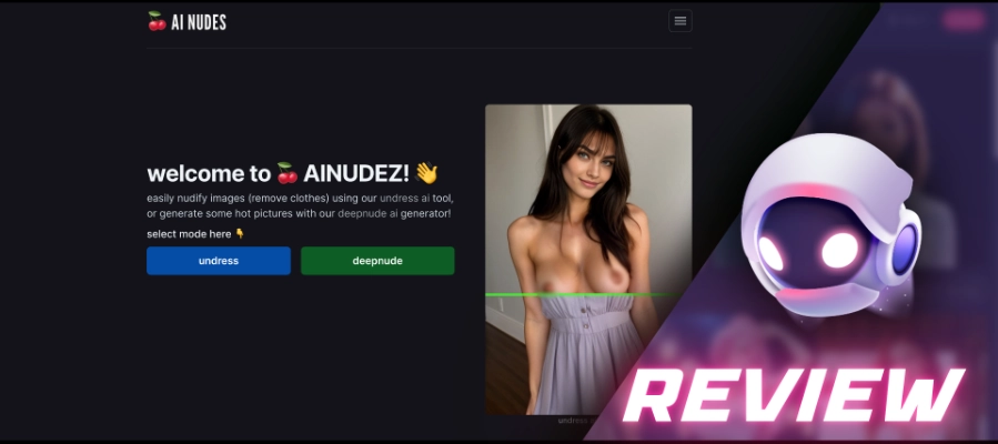 AiNudez AI nude generator – screenshot of the undress AI tool interface